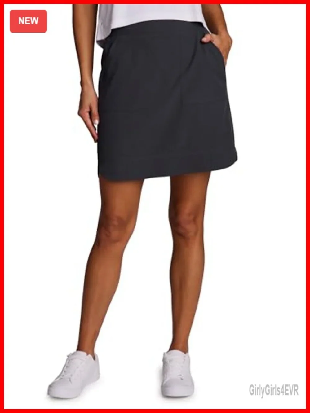 Women's Quick Dry Stretch Woven Skort with Pockets for Tennis Golf